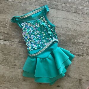 Sequins Leotard Costume